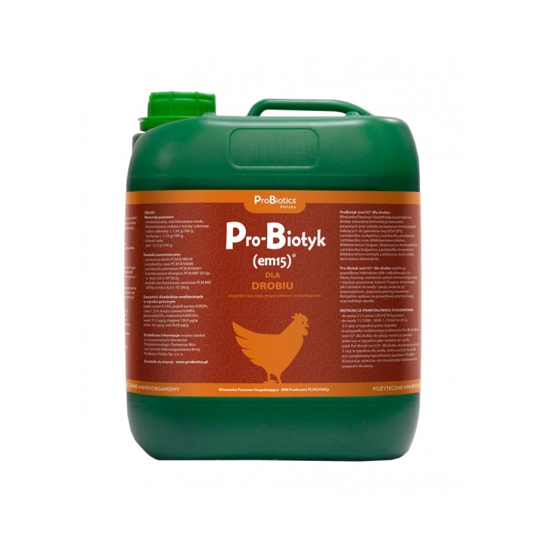 Pro-Biotyk (em15) dla drobiu - 5L